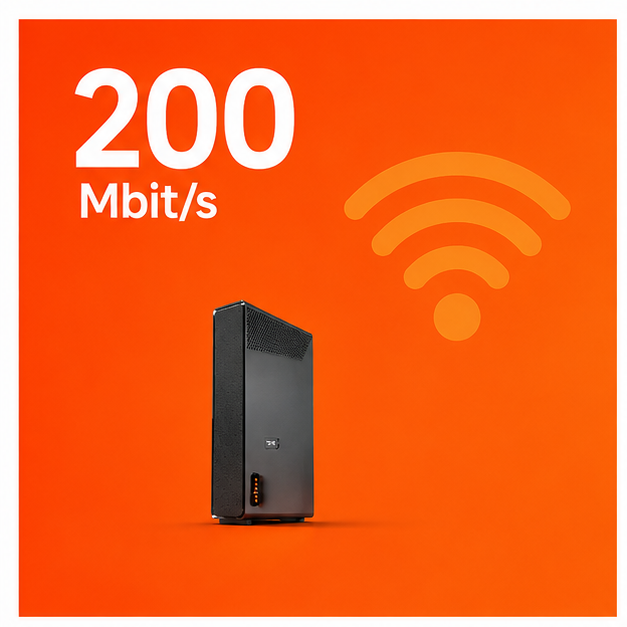 Internet 200 Mbit/s