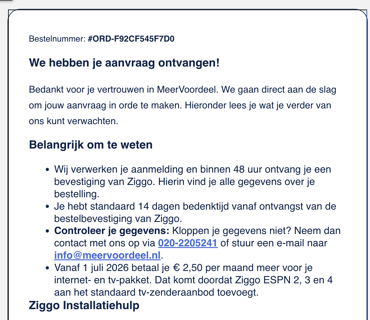 Waar kan ik mijn bestelnummer vinden?